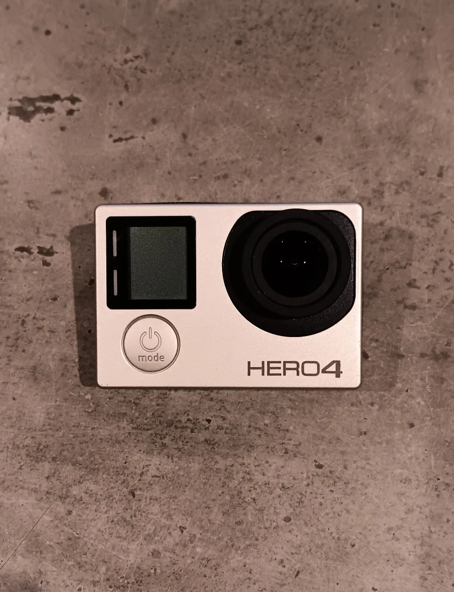 GoPro HERO4 - with waterproof protection housing on stand thumbnail