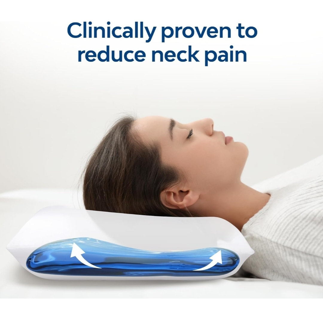 Mediflow Fibre Water Pillow, Adjustable Bed Pillow for Neck Pain - photo 4