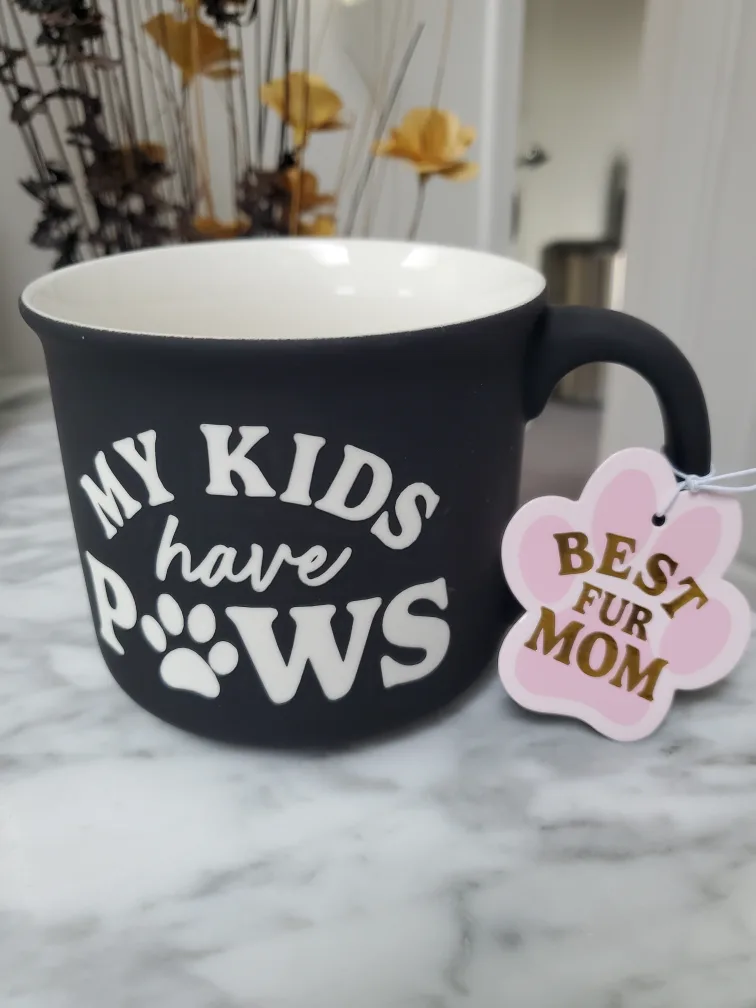 My Kids Have Paws Mug - Best Fur Mom thumbnail