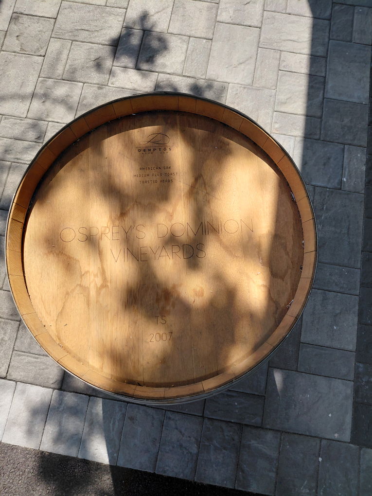 Wine Barrel - Osprey's Dominion Vineyards - photo 3