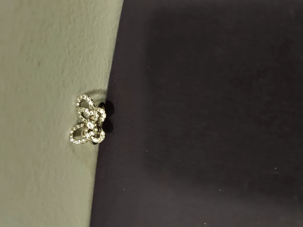 Sparkly Butterfly Silver Ring image indicator(2)