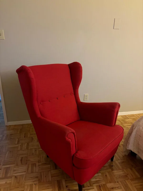 Red Wingback Armchair image indicator(2)