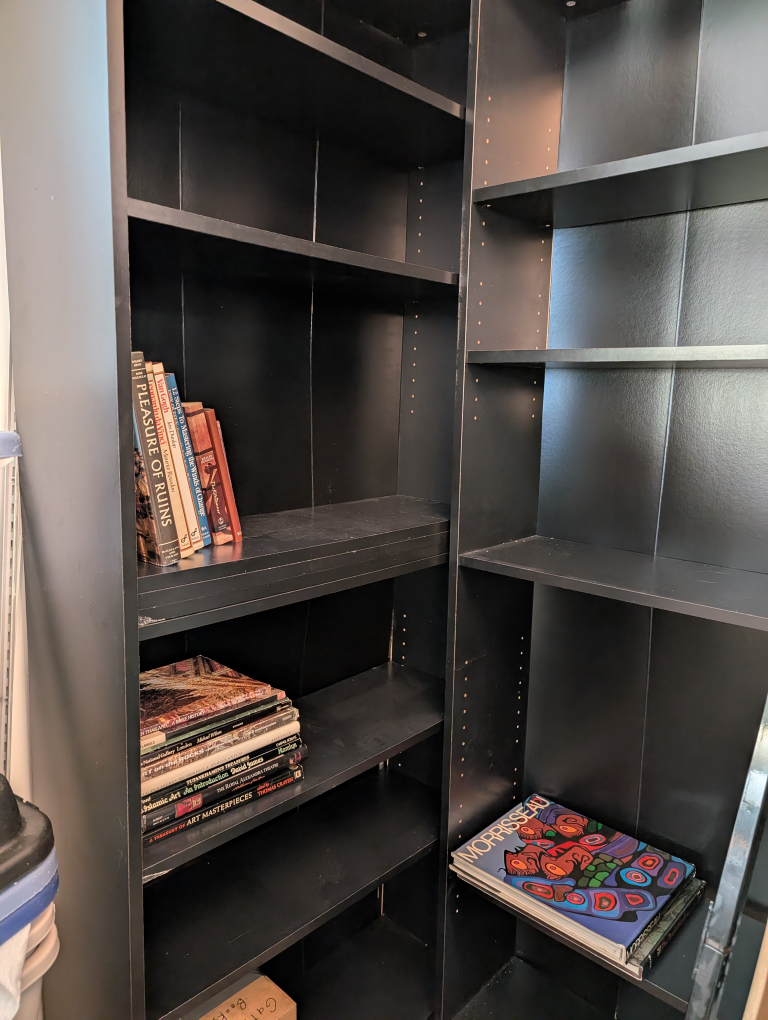 2 Black IKEA Billy Bookshelves, $35 each or $60 for both - photo 2