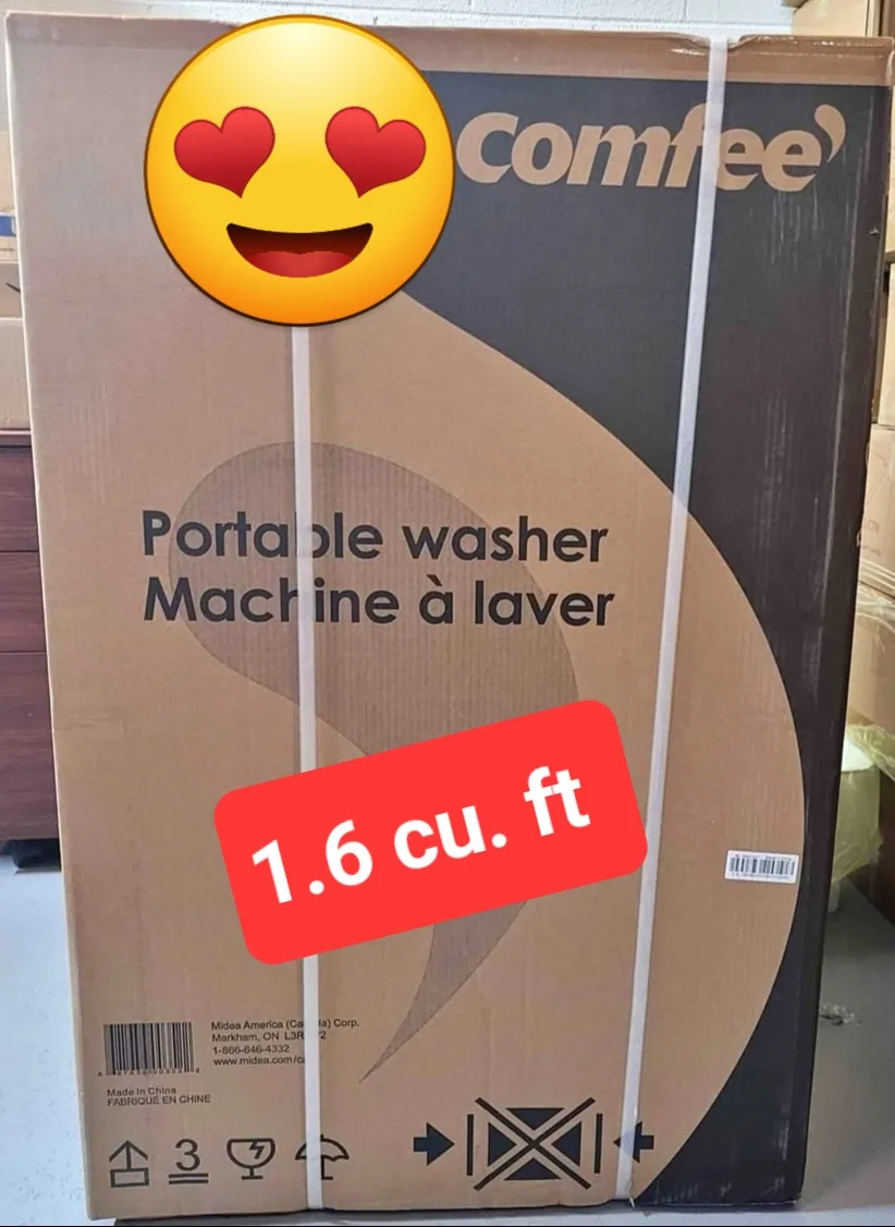 Comfee' Portable Washer NEW IN BOX - 1.6 cu. ft thumbnail