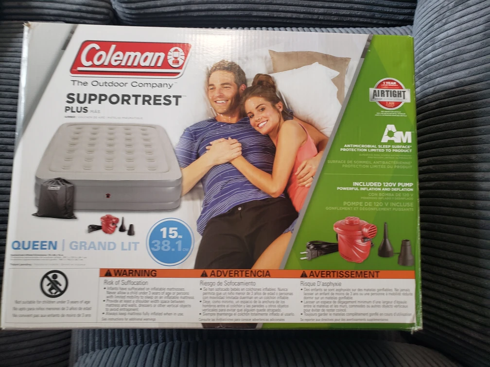 Brand New Coleman SupportRest Plus Queen Air Mattress - photo 2