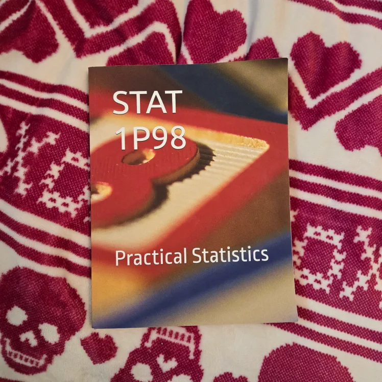 STAT 1P98: Practical Statistics Book image indicator(4)