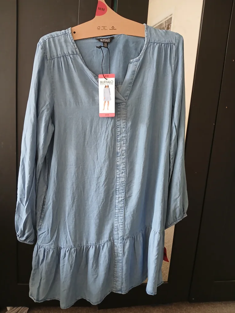 New Buffalo David Bitton Denim Dress - Size M thumbnail