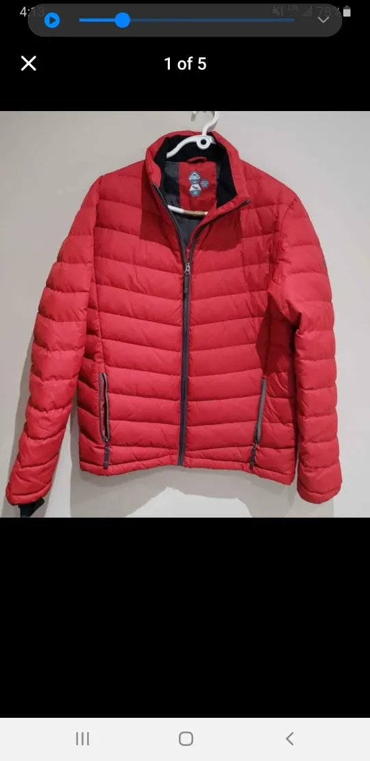McKinley Red Puffer Jacket, Size M thumbnail