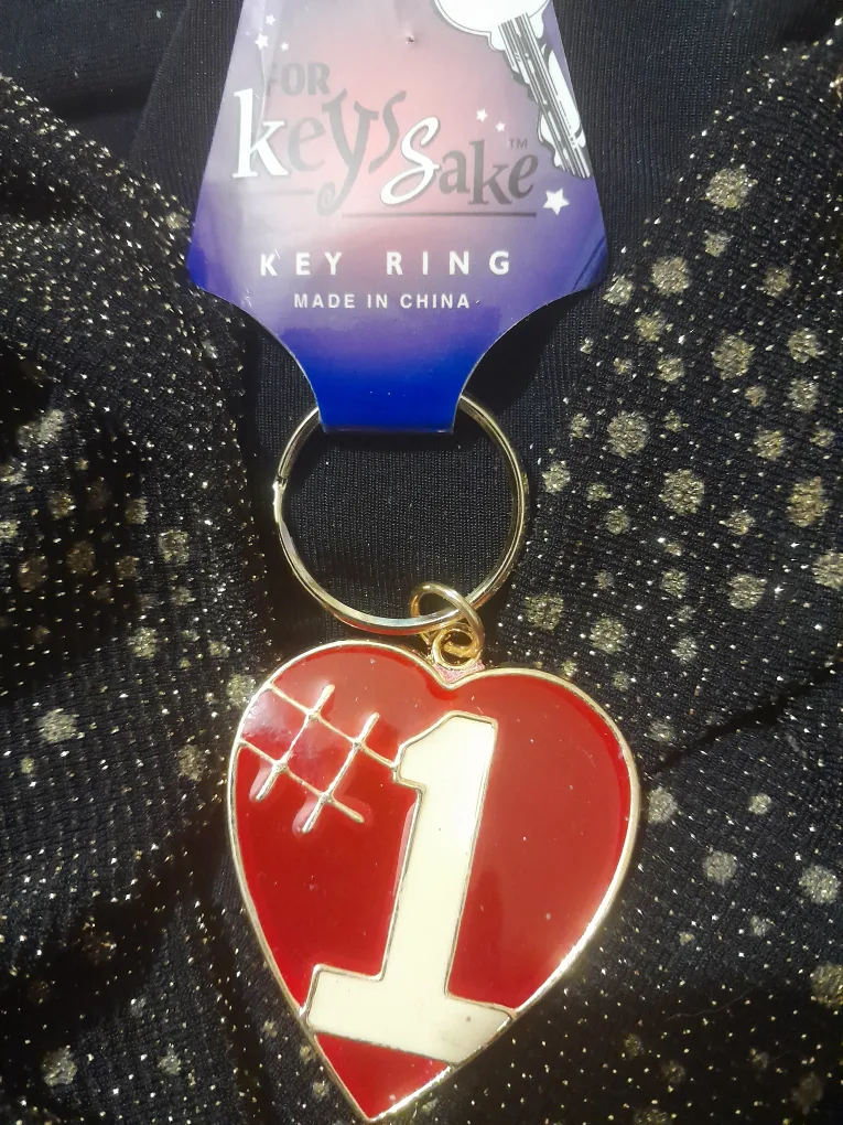 For Key's Sake Heart #1 Key Ring thumbnail