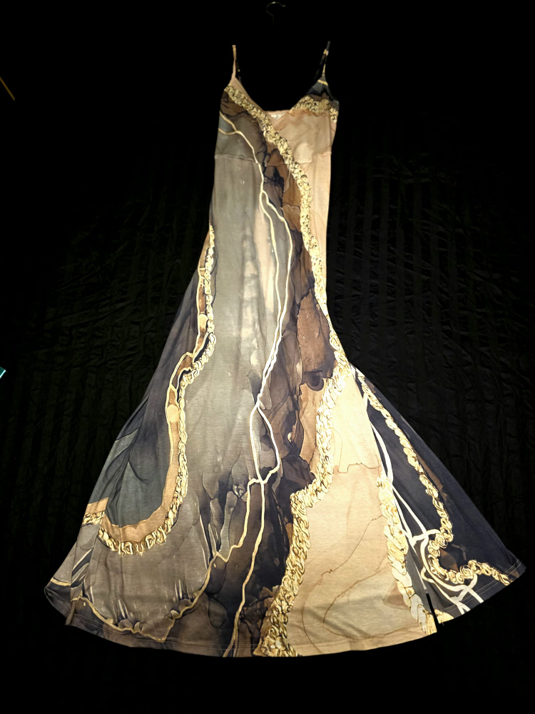 Abstract Pattern Maxi Dress - photo 4