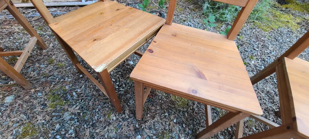 Free Wooden Table and Chairs Set image indicator(4)