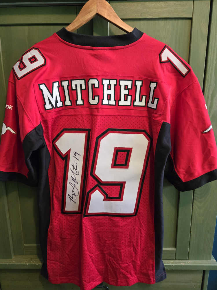 Autographed #19 Bo Levi Mitchell Stamps Jersey