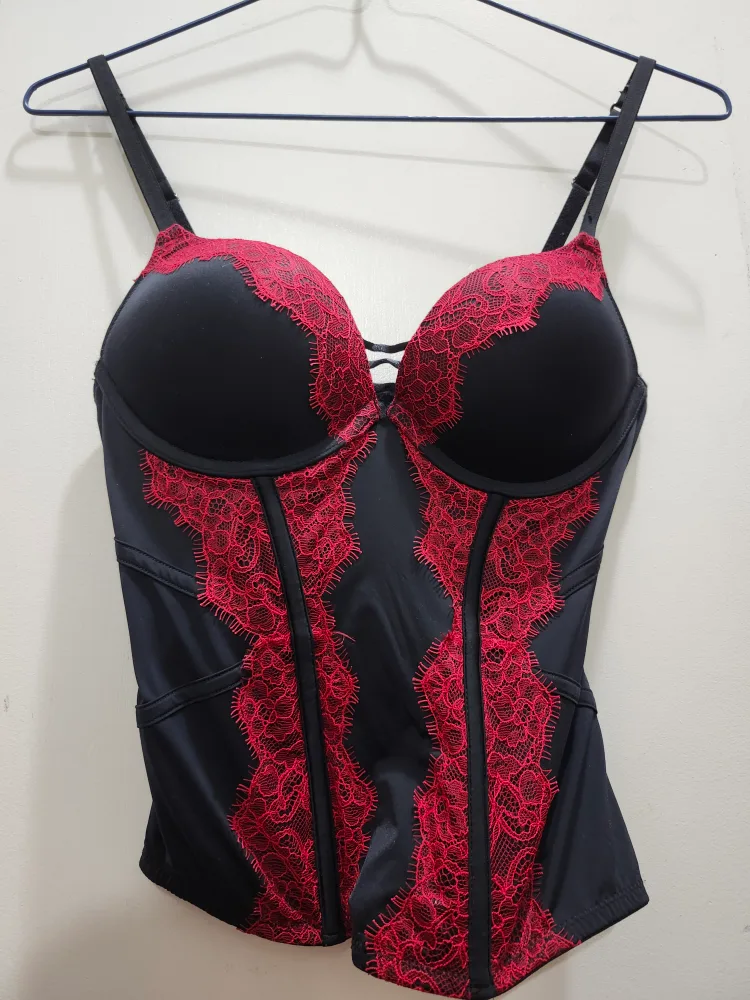 Lasenza Bodice Corset Pushup Bra Tank thumbnail