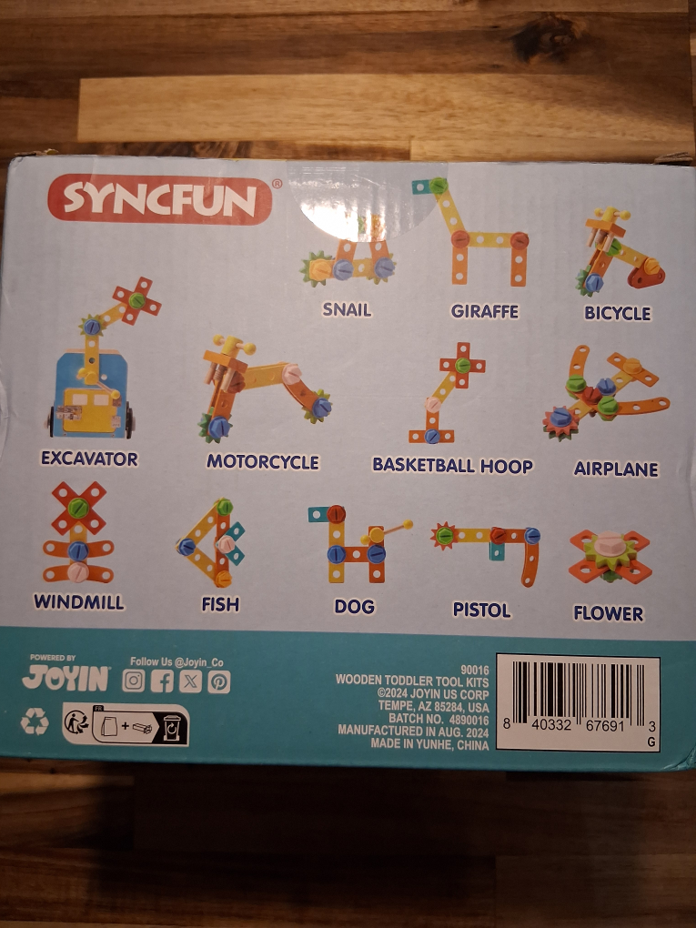Syncfun Versatile Wooden Tool Box - Age 3+ - photo 3