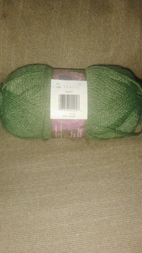 Patons Worsted Weight Yarn - Green thumbnail