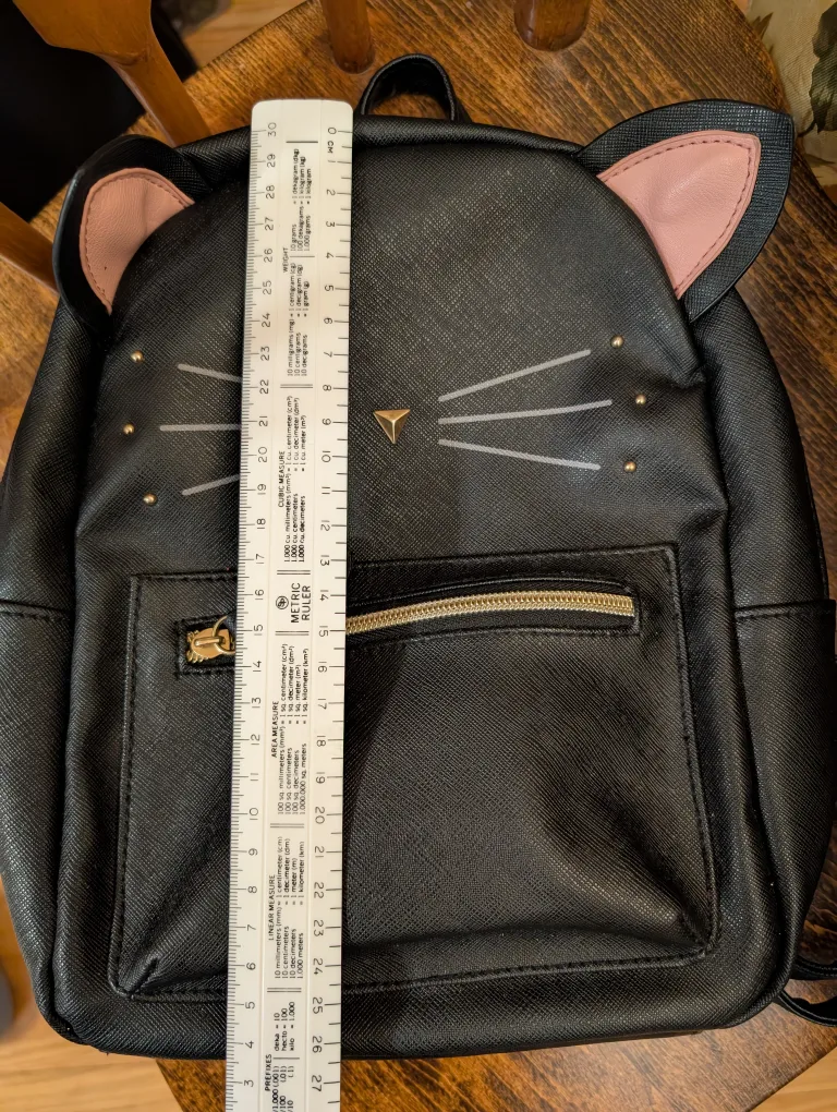 Black Cat Mini Backpack image indicator(4)