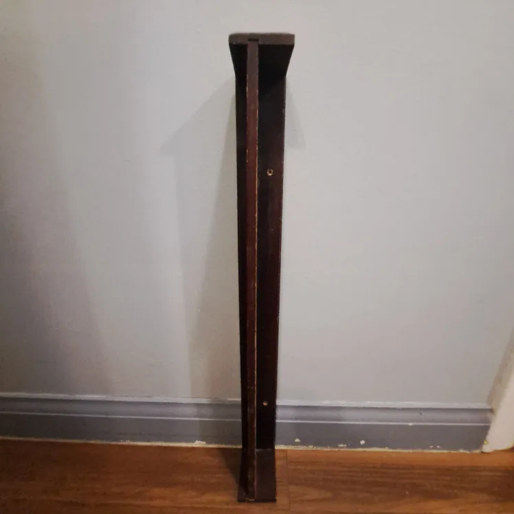 Long Dark Brown Wooden Shelf image indicator(3)