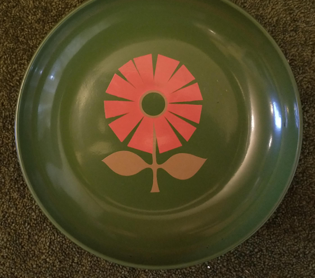Vintage Green Bowl/Plate - Made in Japan