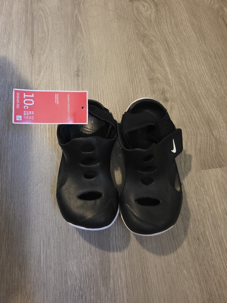 Nike Sunray Protect 3 (TD) Black Sandals - Size 10C