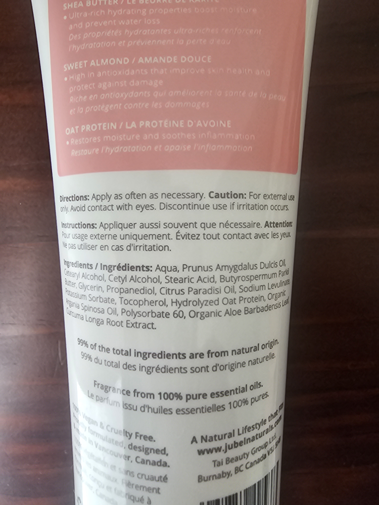 Jubel Naturals Pink Grapefruit Cream (90 ml) - photo 4