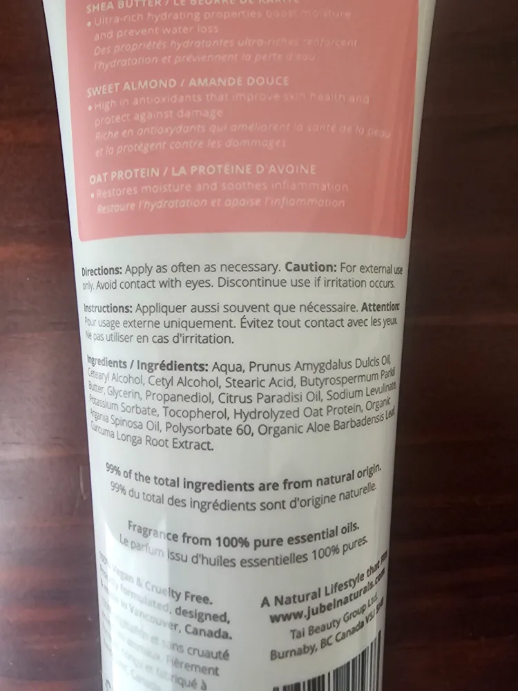 Jubel Naturals Pink Grapefruit Cream (90 ml) image indicator(4)