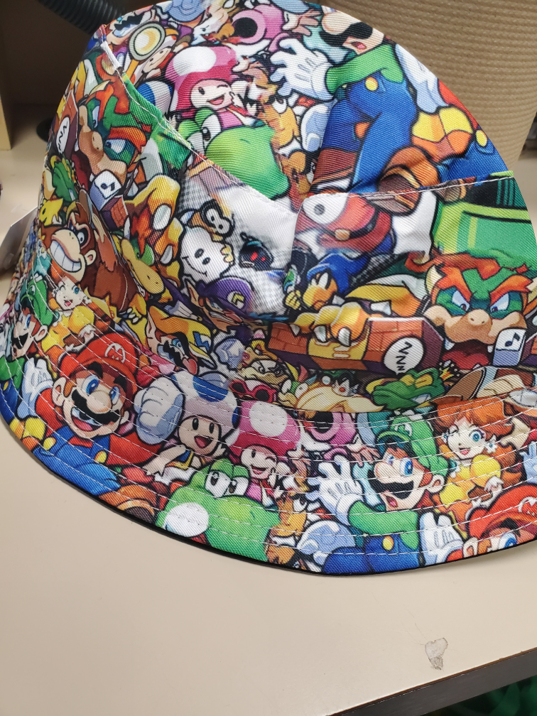 Character Print Bucket Hat