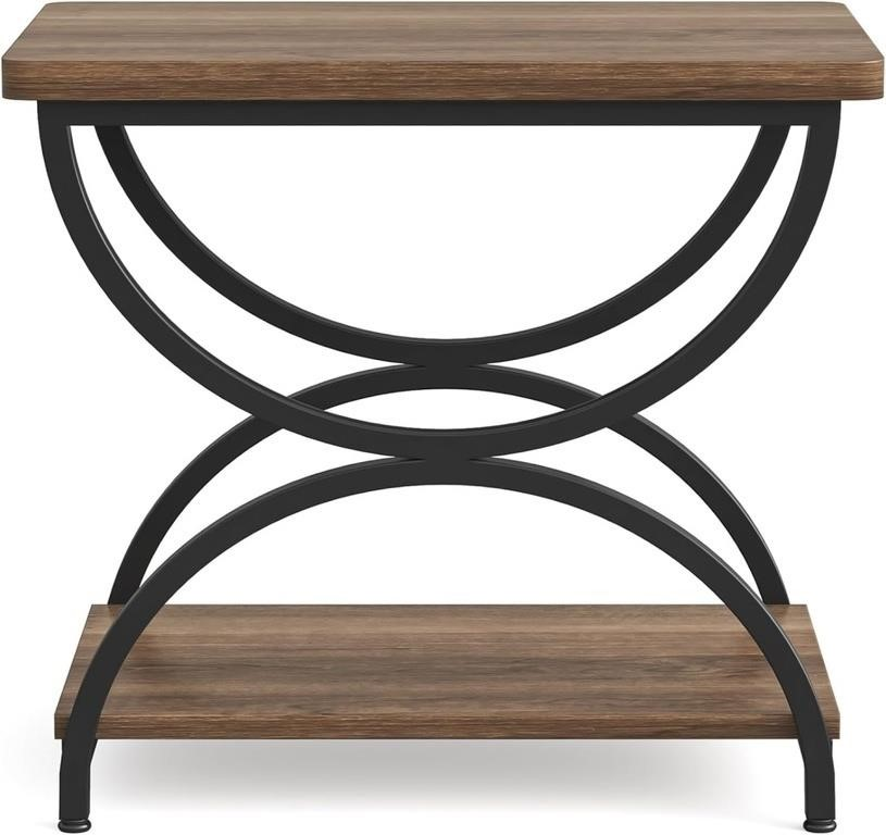 Brown & Black End Table - photo 2