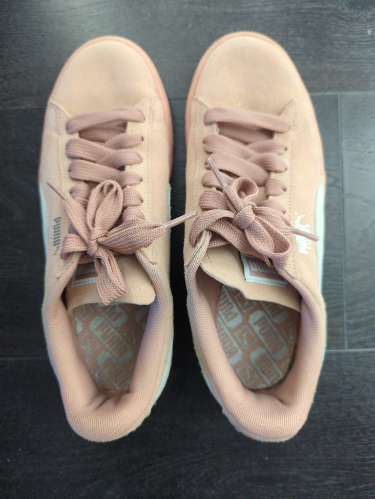 Puma Suede Classic Peach Shoes - Women's Size 7