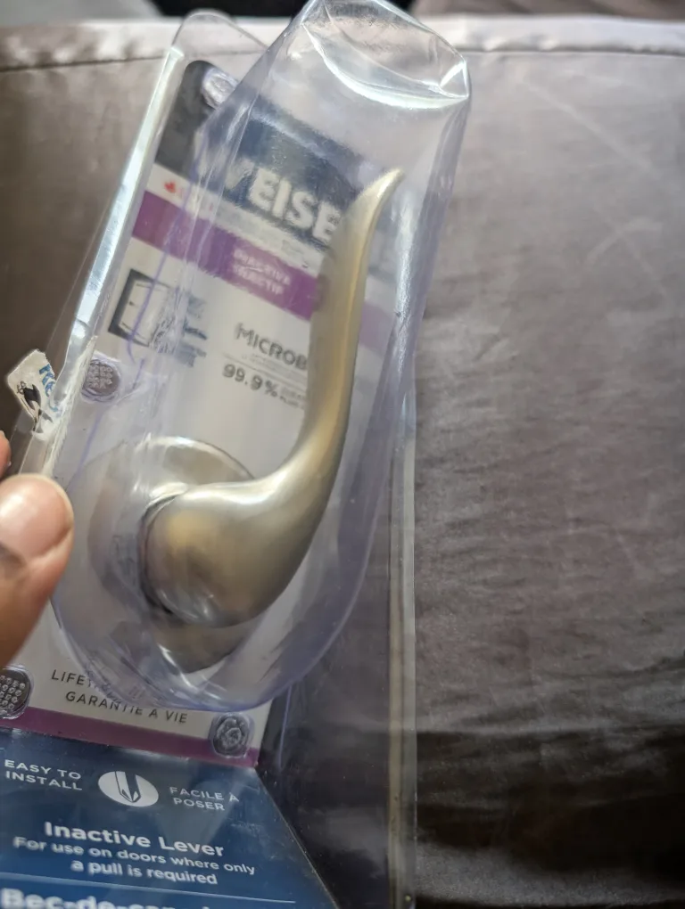 New Weiser Inactive Lever (dummy)- Satin Nickel image indicator(2)