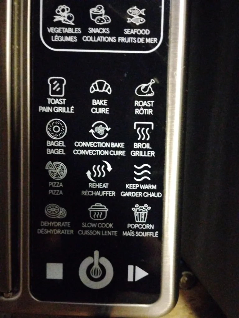 Gourmia Air Fryer Toaster Oven image indicator(3)