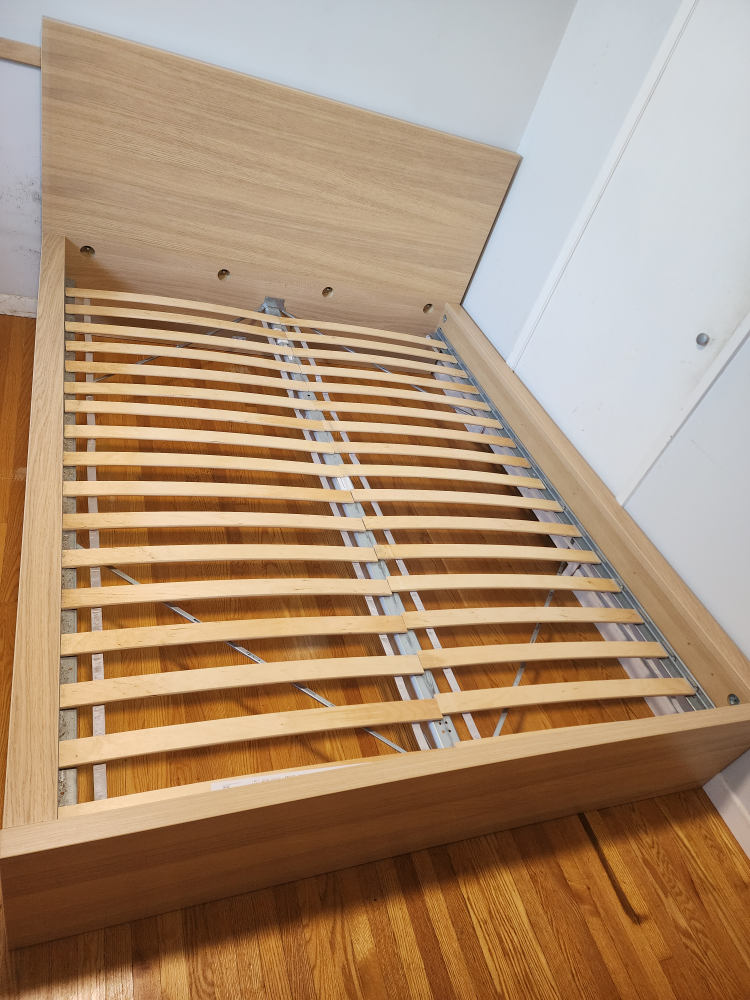 IKEA Bed Frame - Full Size/ fits queen size mattress