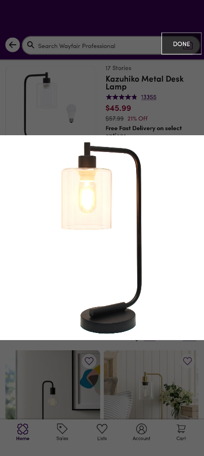 Kazuhiko Metal Desk Lamp