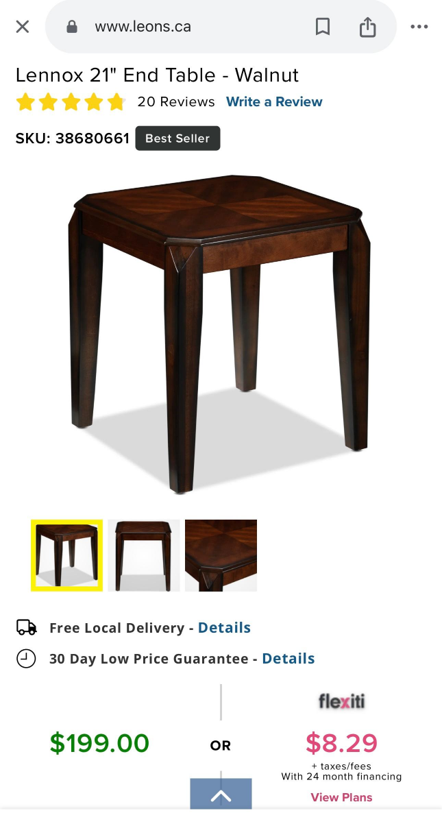 Side Table Leons - photo 2