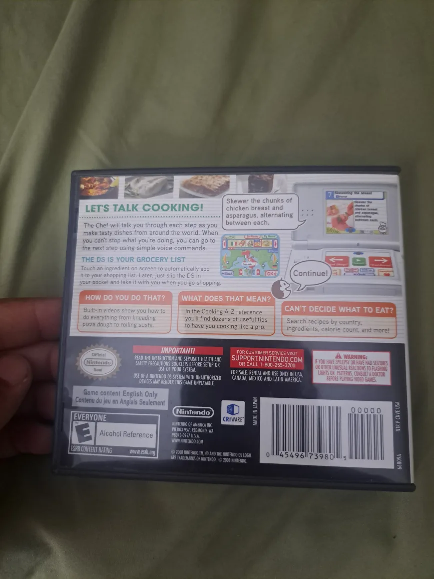 Personal Trainer: Cooking - Nintendo DS Game image indicator(2)