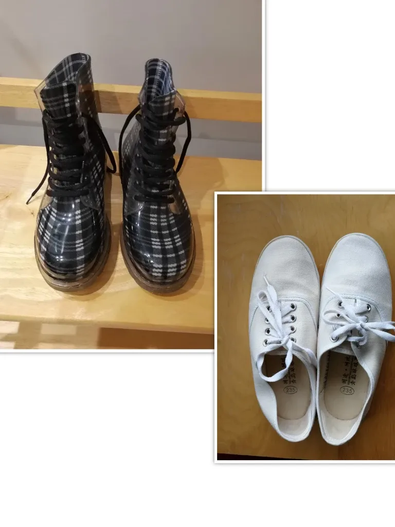 Henry Ferrera rain boots + sneakers size 6-6.5 thumbnail