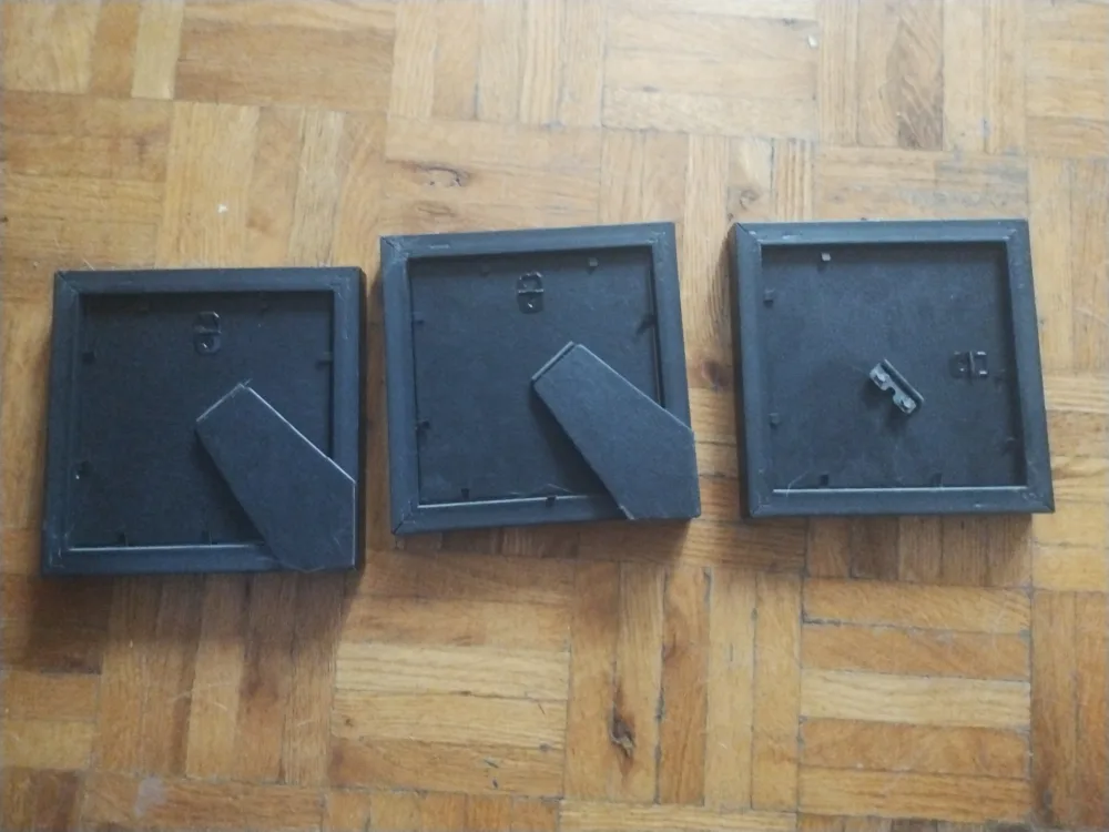 Set of 3 Black Picture Frames image indicator(2)