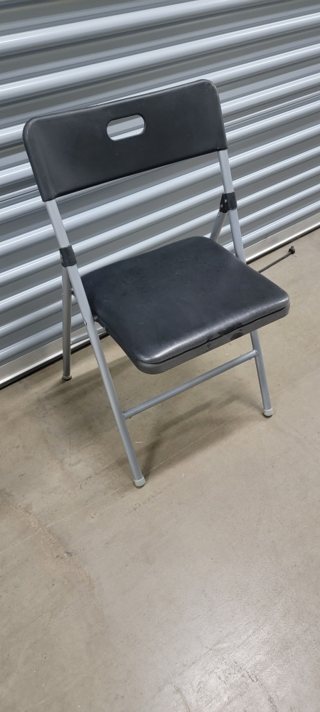 Folding Chair - Black 4 pcs