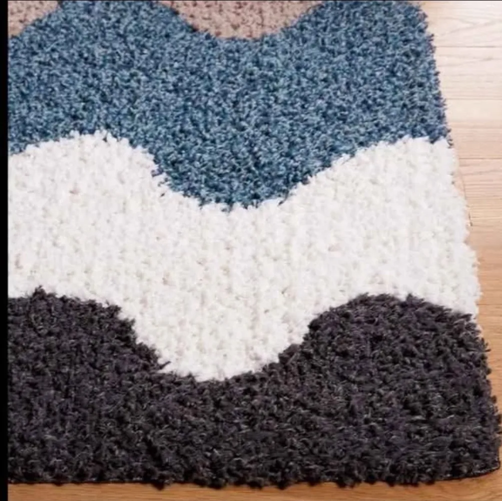 SAFAVIEH Calico Shag Area Rug 9' x 12' image indicator(5)