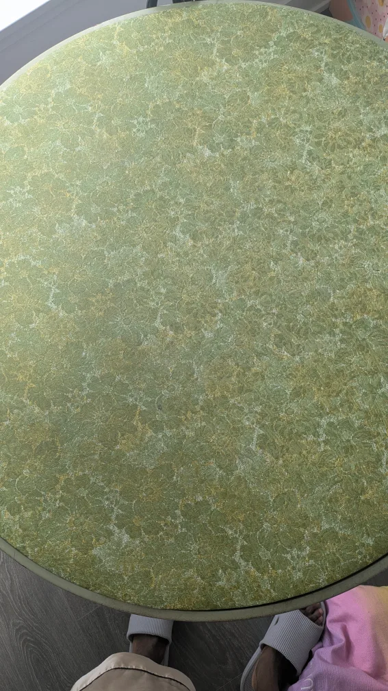 Vintage Round Green Table image indicator(2)