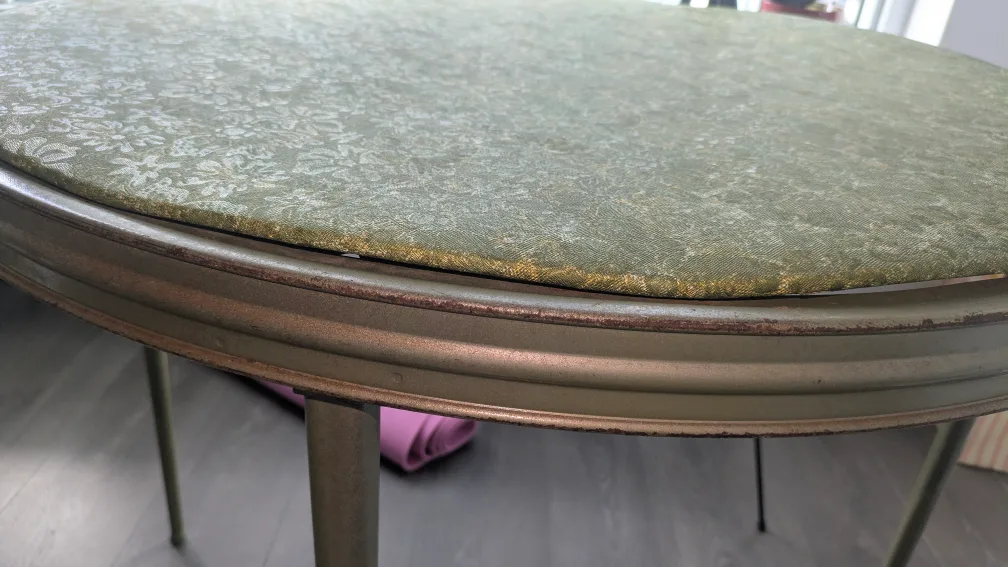 Vintage Round Green Table image indicator(3)