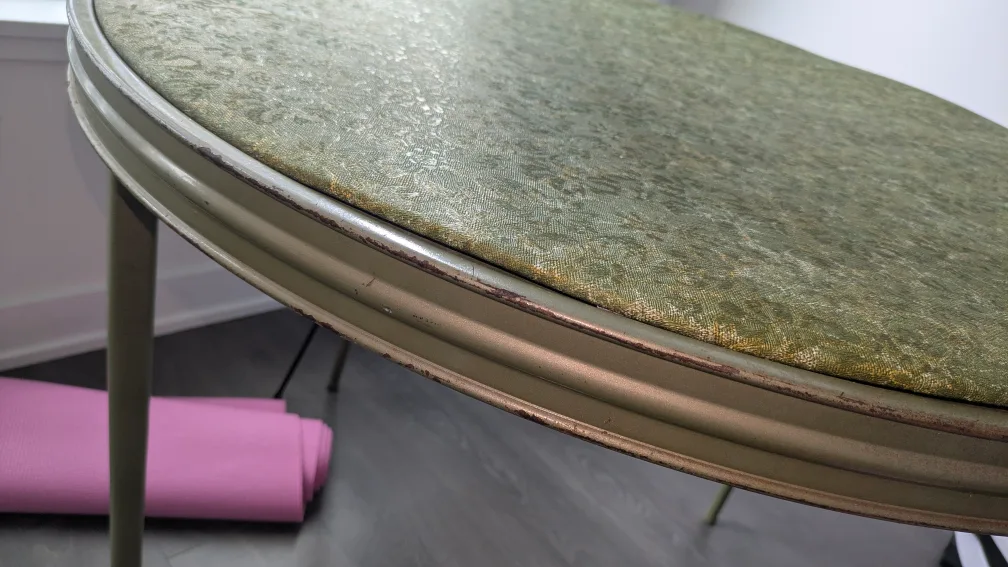 Vintage Round Green Table image indicator(5)