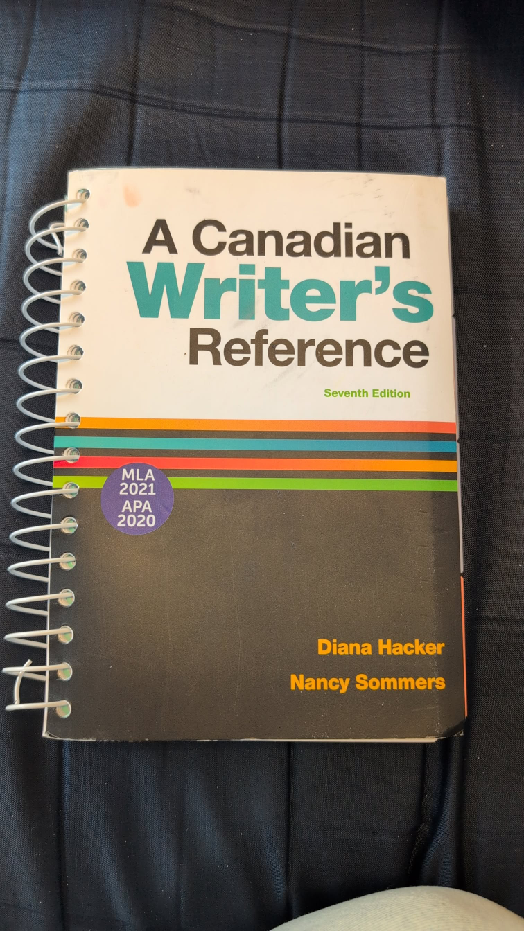 A Canadian Writer's Reference, 7th Edition