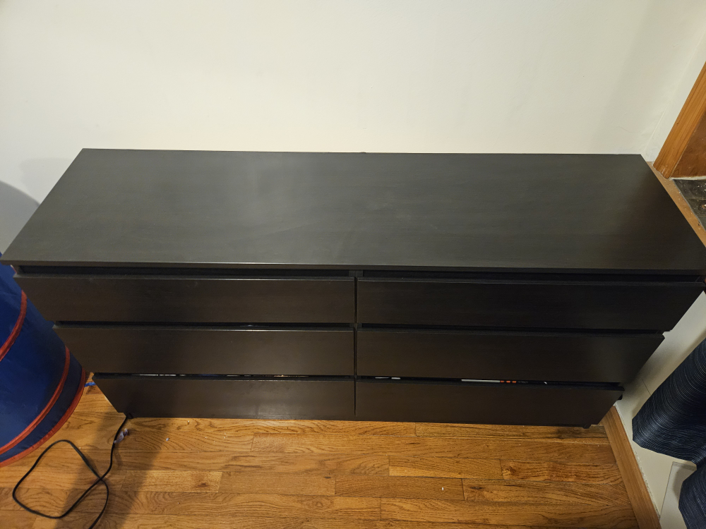 IKEA Malm 6-Drawer Dresser - Brown - photo 2