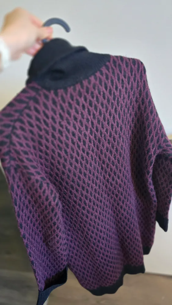 Reitmans XXS TTP Purple & Black Sweater Dress image indicator(2)