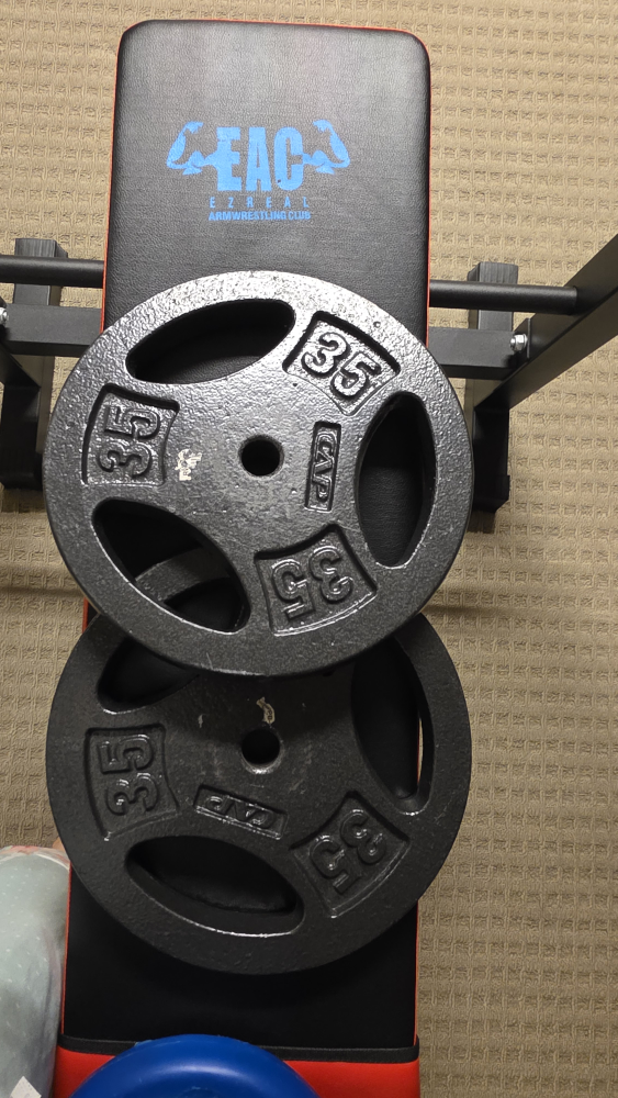 weightlifting bench and accessories - photo 4