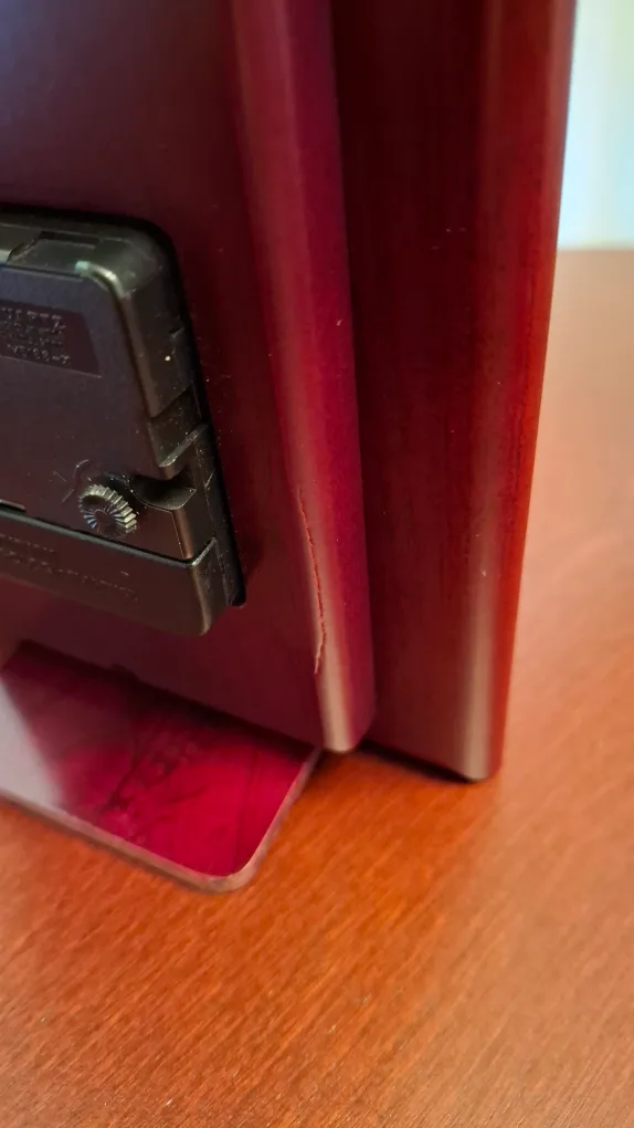 925 Sterling Silver Framed Tabletop Clock- Made in Italy image indicator(8)