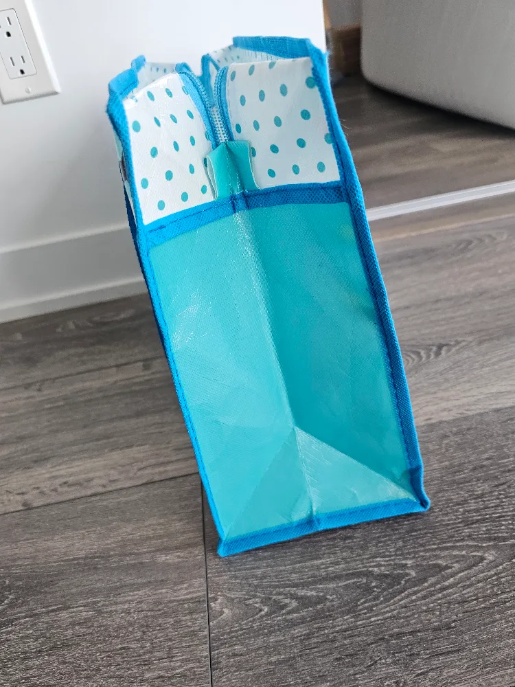 (NEW)Cute Blue Tote Bag image indicator(3)