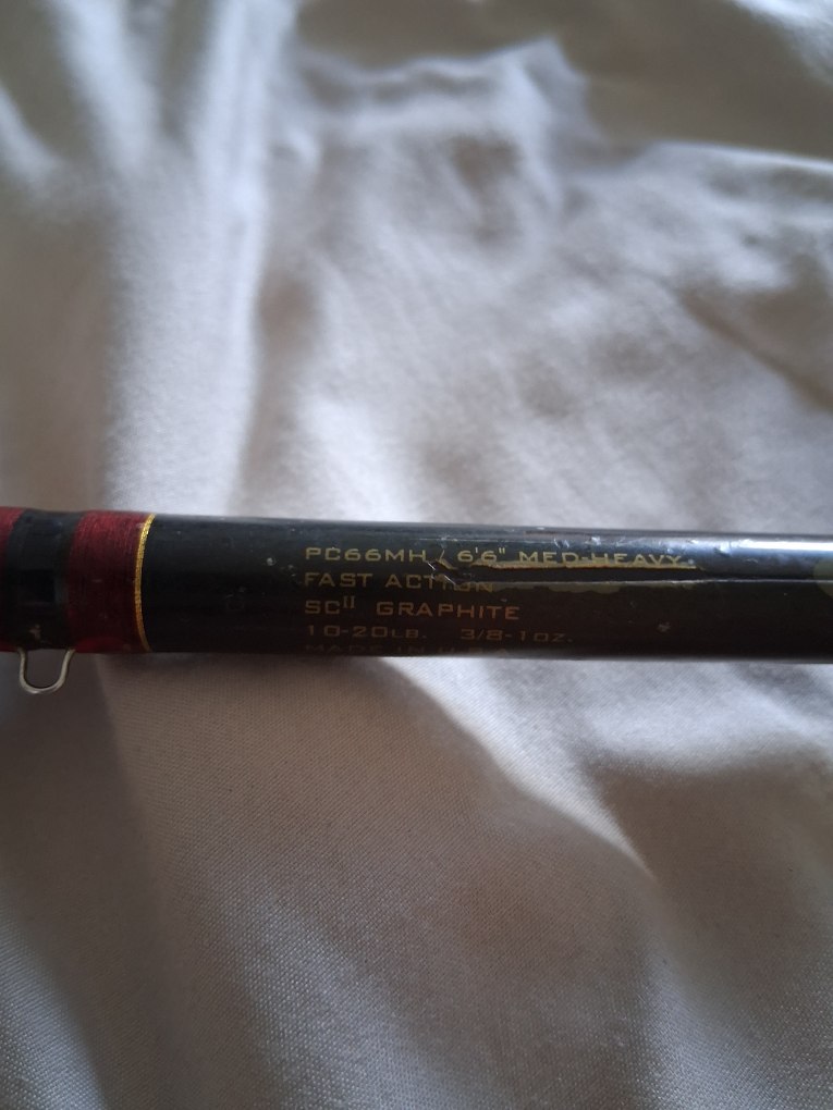 fishing rod, St. Croix Premier Graphite Rod - PC66MH 6'6" - photo 3