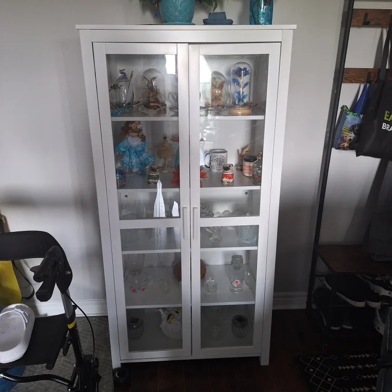 White Glass Cabinet thumbnail