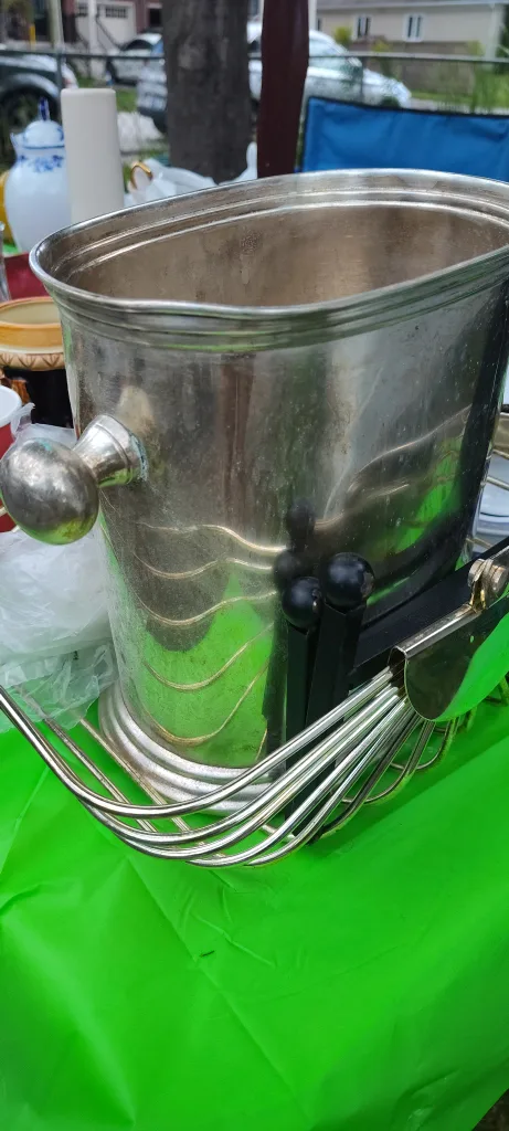 Silver Wine Bucket with Stand thumbnail